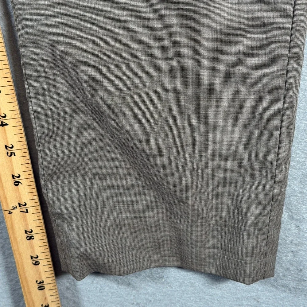 Banana Republic Mens Slim Fit Wool Blend Light Brown Dress Pants 33x30 485886